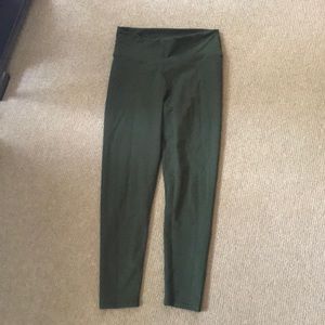 Fabletics dark green leggings